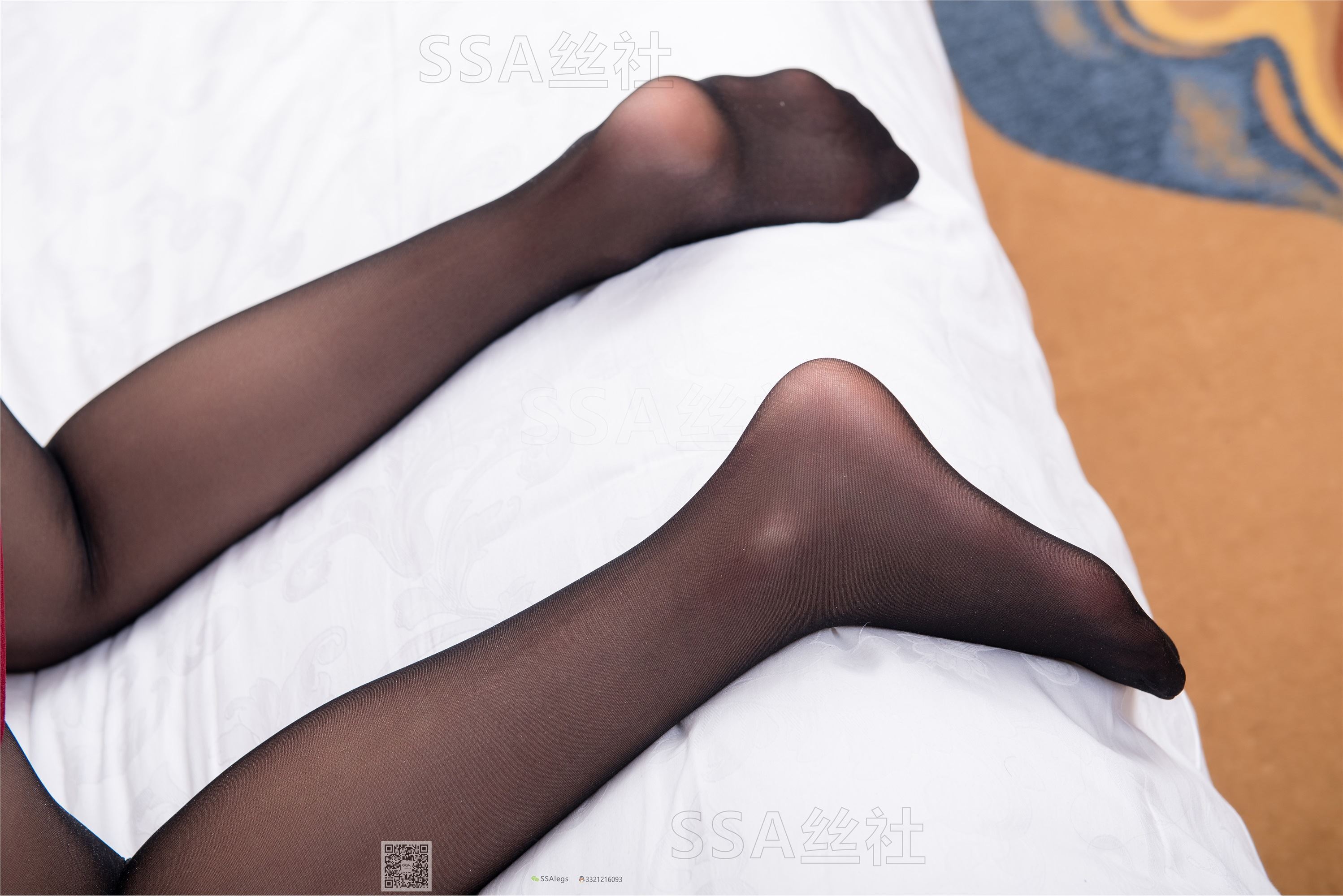 SSA丝社 超清写真 NO.064 西西 酒红性感超短裙黑丝